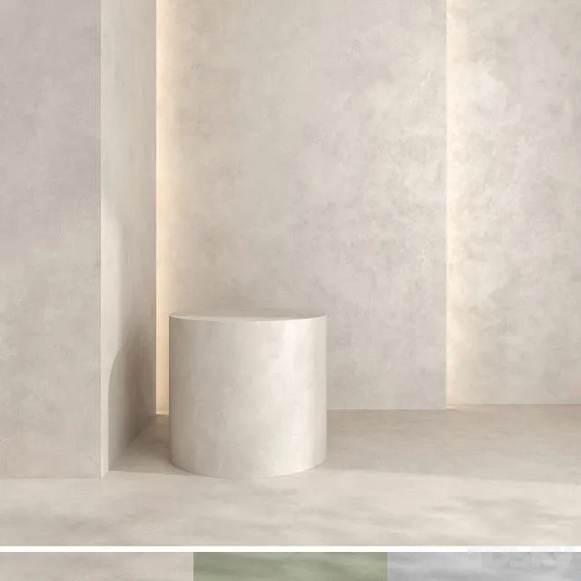 Decorative plaster v11 3D Model