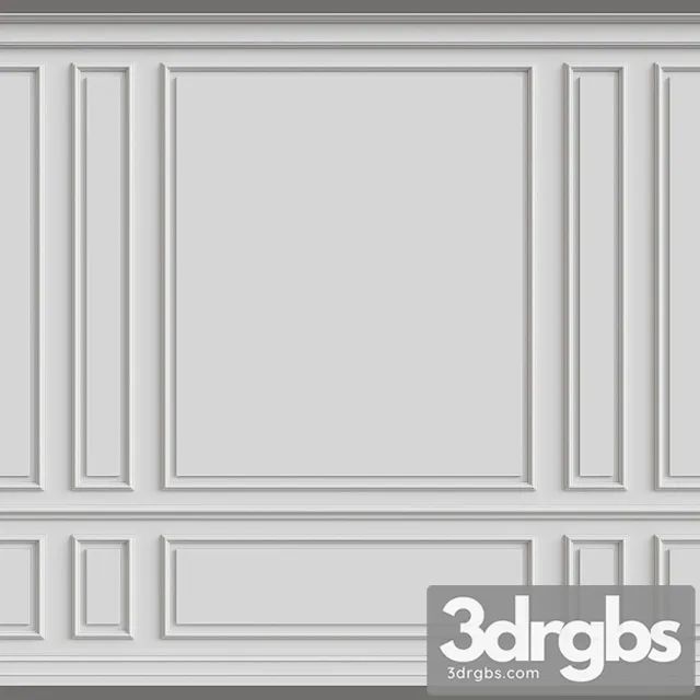 Decorative plaster Wall molding 2 3D Model Download Decorative plaster Wall molding 2 3D Model Download