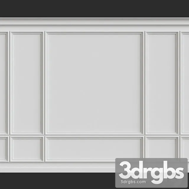 Decorative plaster Wall molding_23 3D Model Download Decorative plaster Wall molding_23 3D Model Download