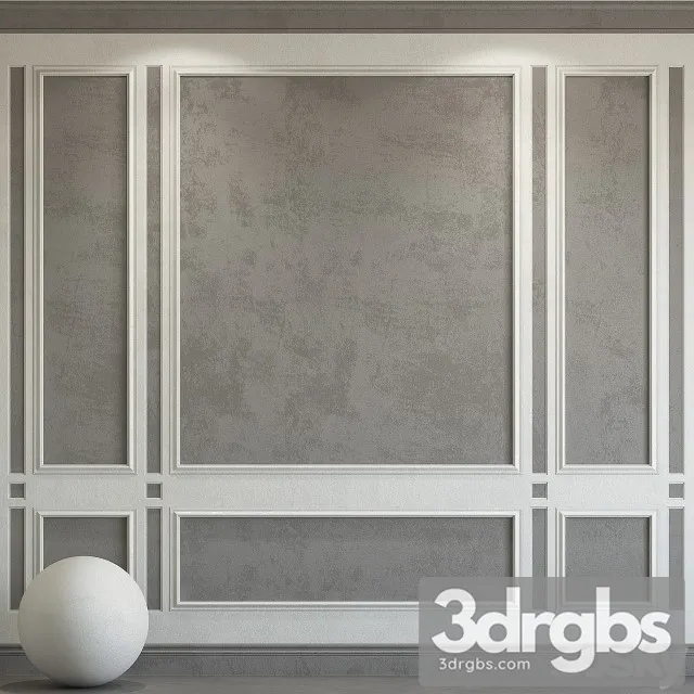 Decorative Plaster With Molding 146 3D Model Download Decorative Plaster With Molding 146 3D Model Download
