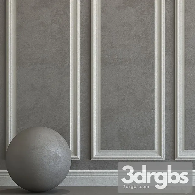 Decorative Plaster With Molding 201 3D Model Download Decorative Plaster With Molding 201 3D Model Download