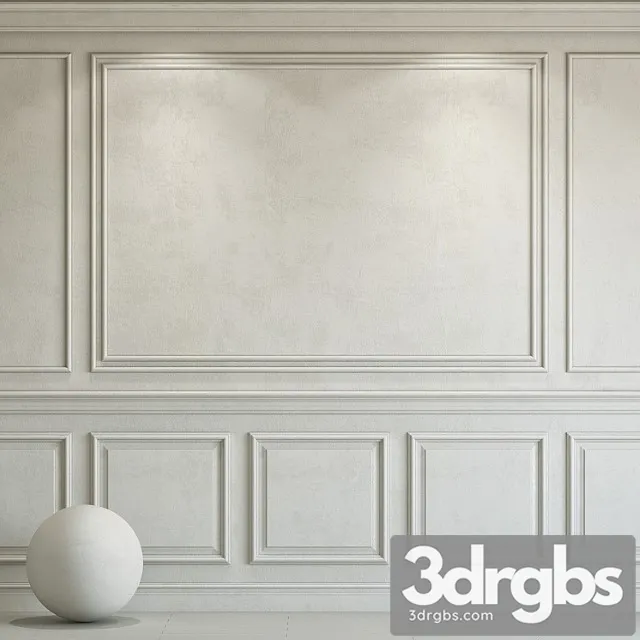 Decorative Plaster With Molding 228 3D Model Download