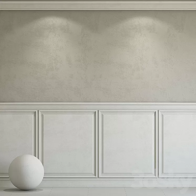 Decorative plaster with molding 229 3D Model Free Download Decorative plaster with molding 229 3D Model Free Download
