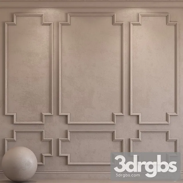 Decorative Plaster With Molding 37 3D Model Download Decorative Plaster With Molding 37 3D Model Download