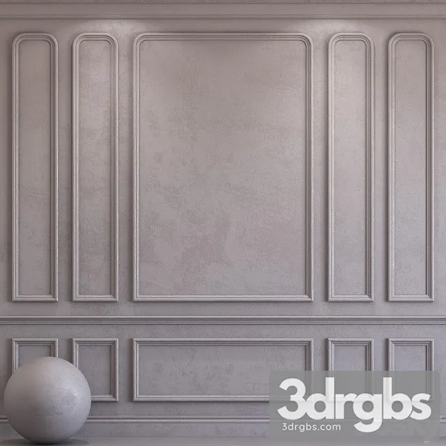 Decorative Plaster With Molding 43 3D Model Download Decorative Plaster With Molding 43 3D Model Download