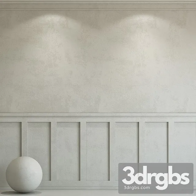 Decorative Plaster With Molding 99 3D Model Download