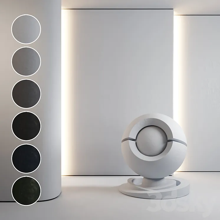 Decorative plaster_09 3D Model Free Download Decorative plaster_09 3D Model Free Download