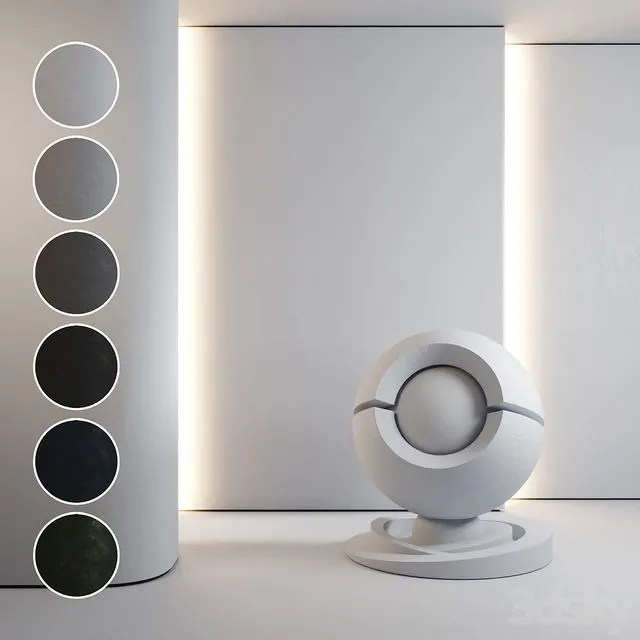 Decorative plaster_09 3D Model Decorative plaster_09 3D Model