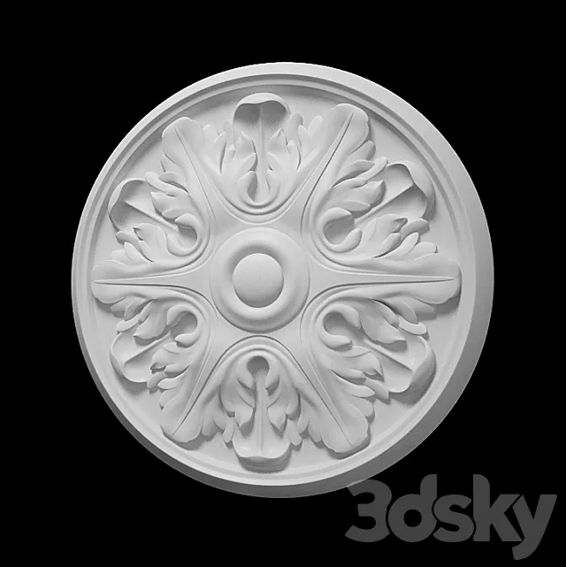 decorative rosette 3DModel