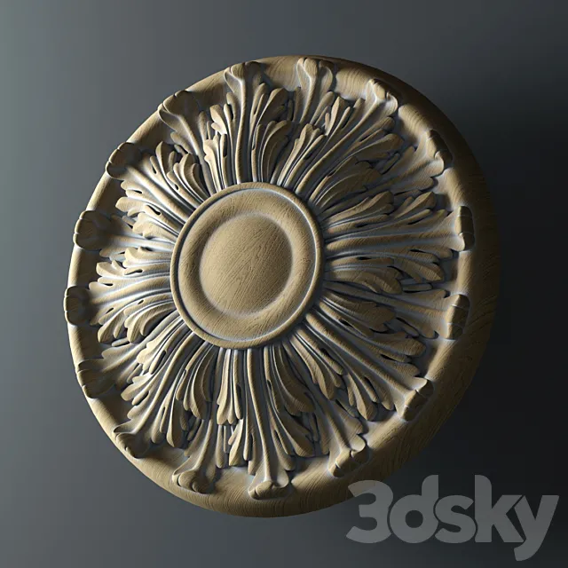 decorative rosettes 3D Model decorative rosettes 3D Model