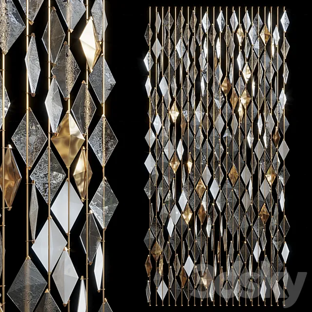 Decorative screen partition Vargov® Design 3D Model Decorative screen partition Vargov® Design 3D Model