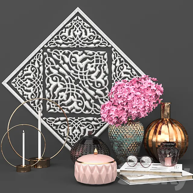 decorative set 0002 3D Model decorative set 0002 3D Model