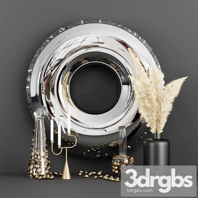 Decorative set 001 set 3D Model Download