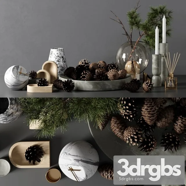 Decorative Set 0011 3D Model Download