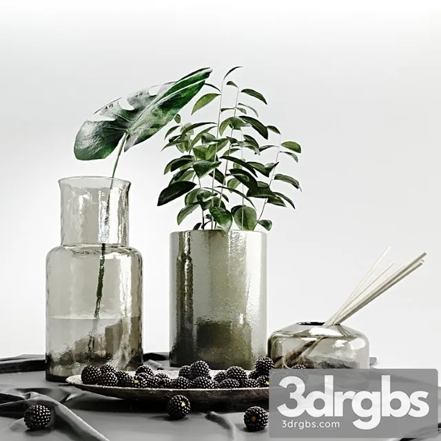 Decorative Set 002 14 3D Model Download