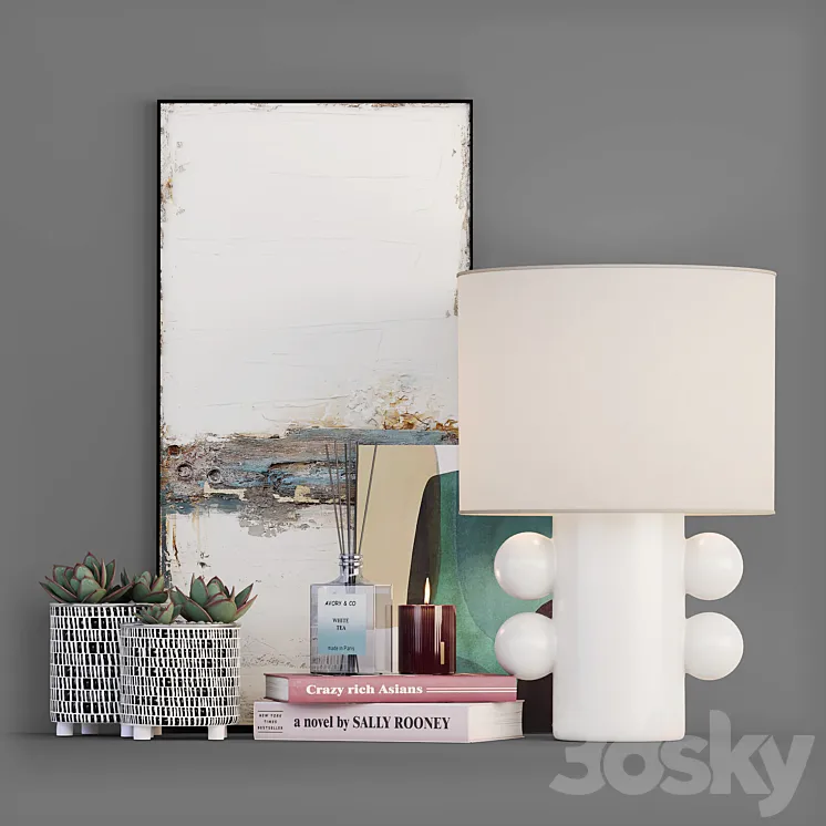 Decorative set 002 3D Model Free Download Decorative set 002 3D Model Free Download