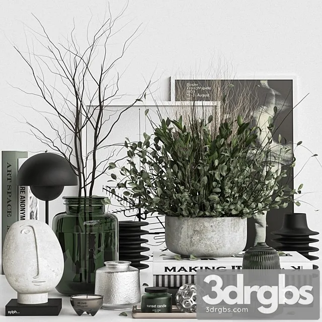 Decorative Set 0022 3D Model Download