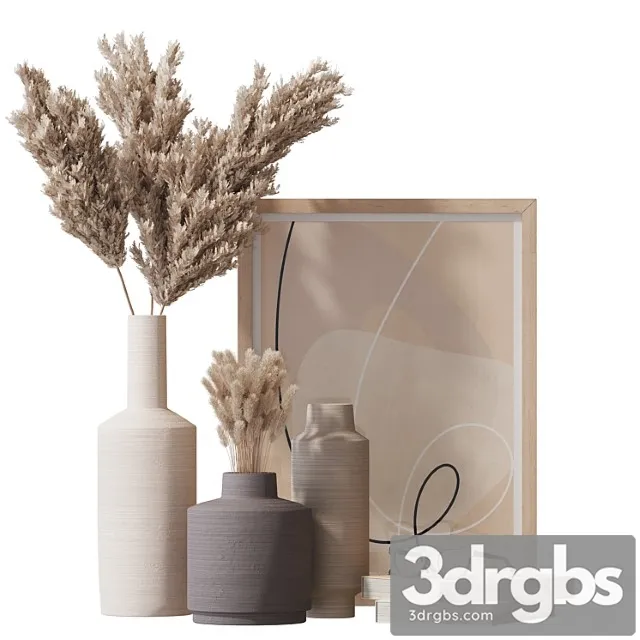 Decorative set 003 3D Model Download