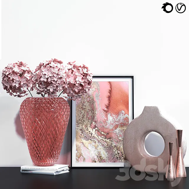 decorative set 004 3D Model