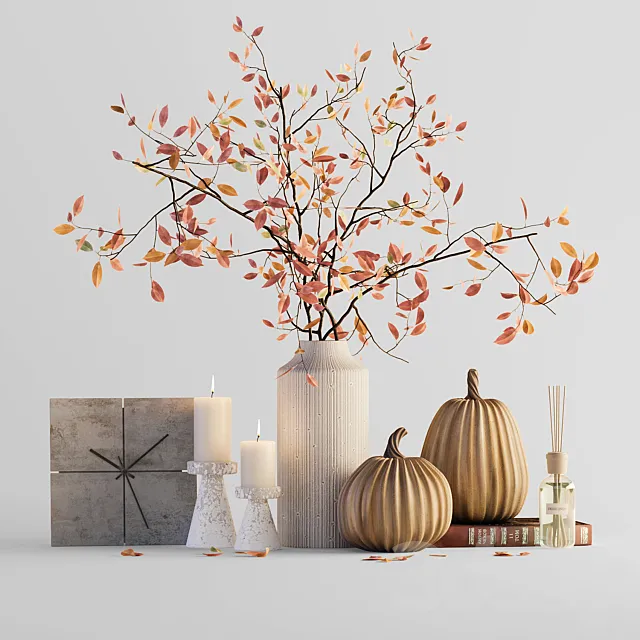 Decorative set 006 3DModel