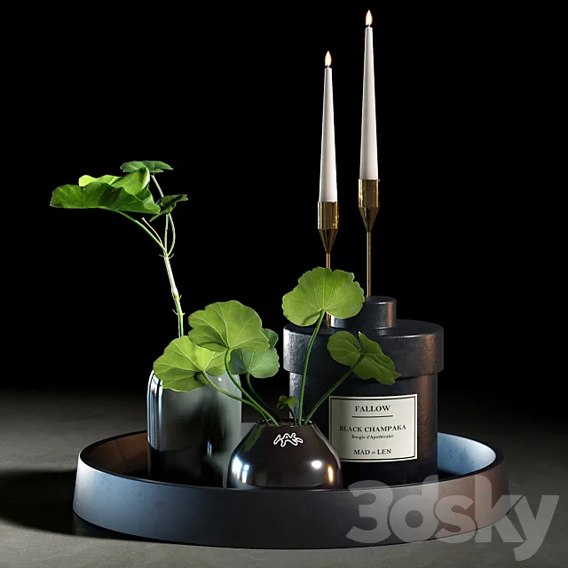 Decorative set 006 3DModel