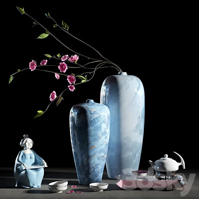 Decorative set 007 3DModel