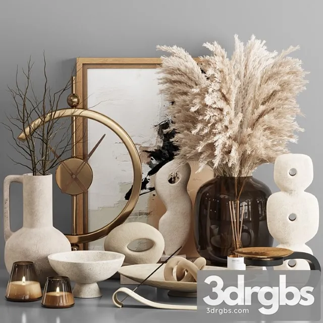 Decorative Set 01 278 3D Model Download