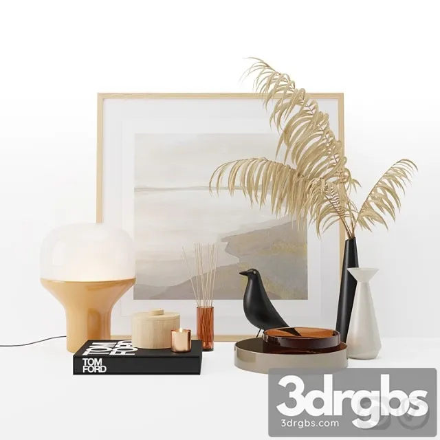 Decorative Set 01 38 3D Model Download