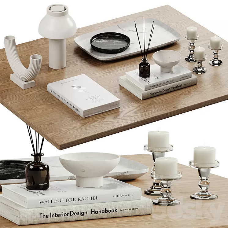 decorative set 01 3D Model Free Download