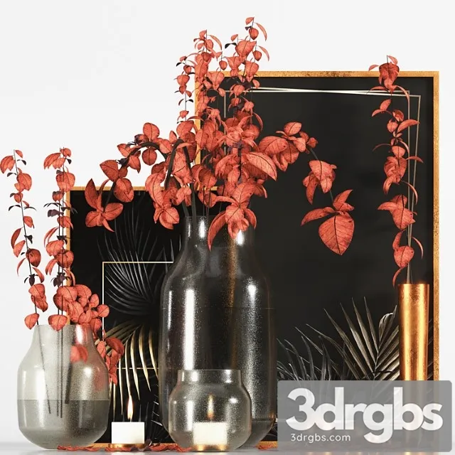 Decorative Set 011 2 3D Model Download