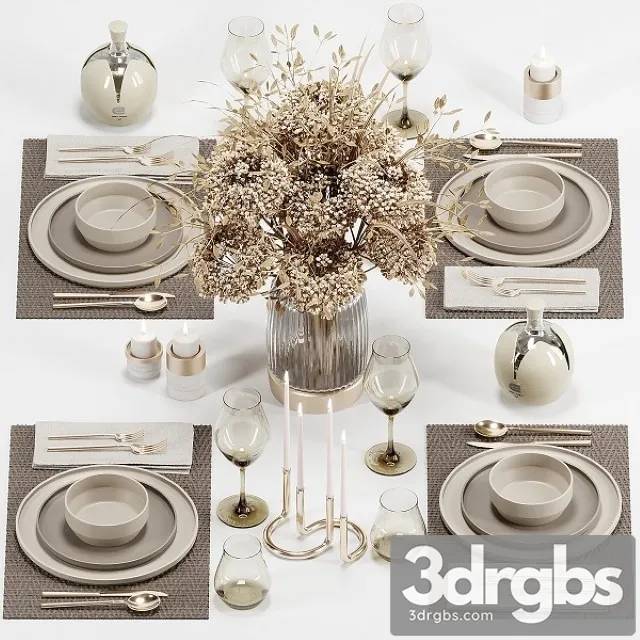 Decorative Set 013 3D Model Download