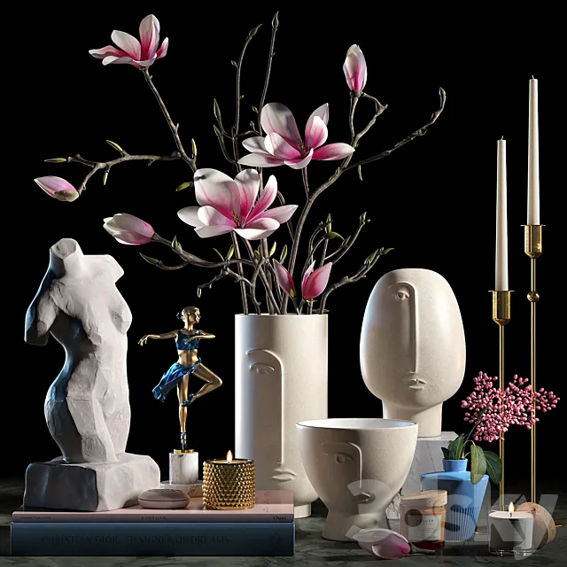 Decorative set 016 3DModel