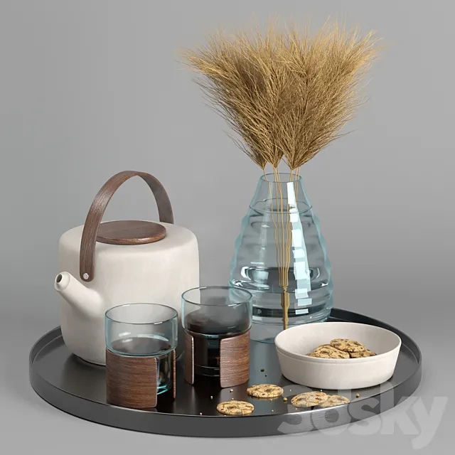 decorative set 02 3D Model
