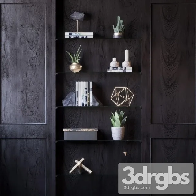 Decorative Set 02 3D Model Download