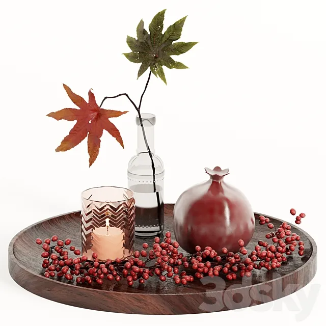 Decorative set 02 3DModel