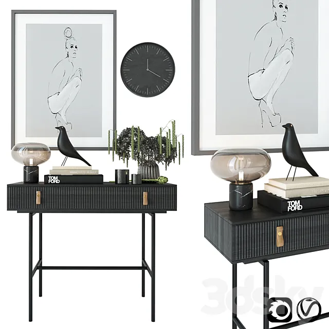 Decorative set 02 3DModel