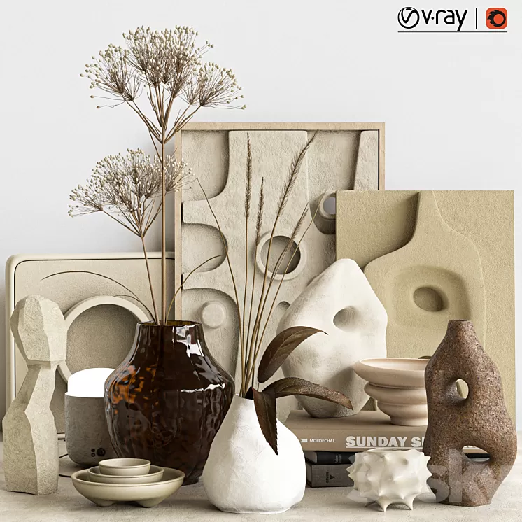 Decorative set 024 3D Model
