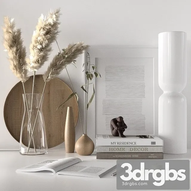 Decorative Set 028 3D Model Download