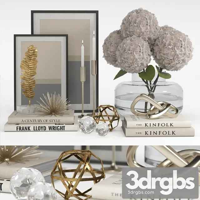 Decorative set 02_2_3 3D Model Download