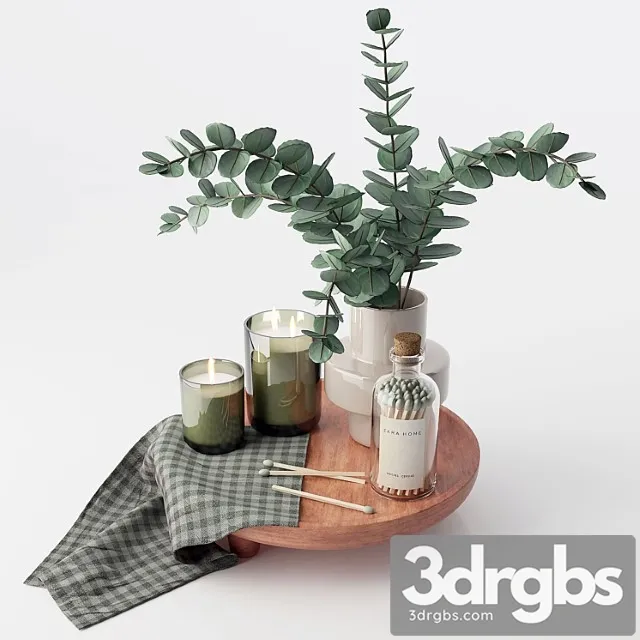 Decorative Set 03 1 3D Model Download