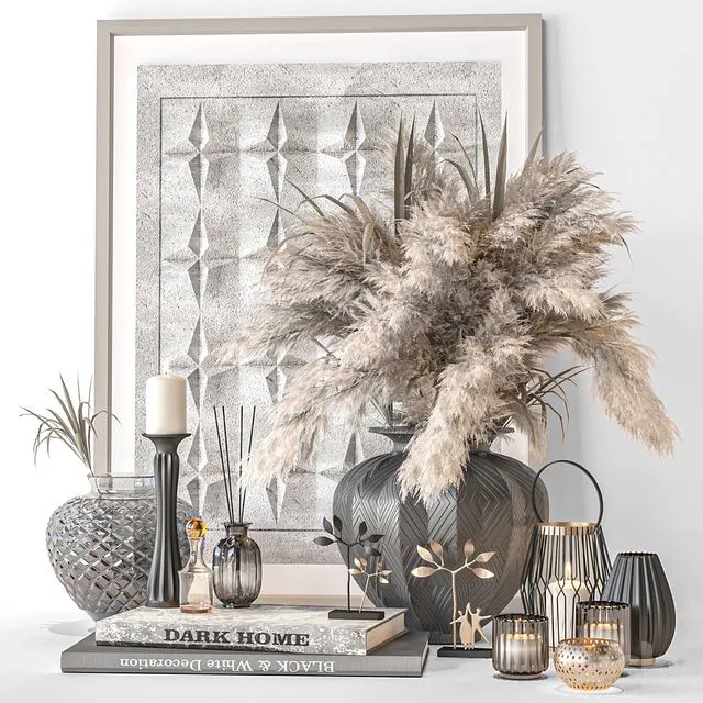 Decorative set 03 3D Model Decorative set 03 3D Model