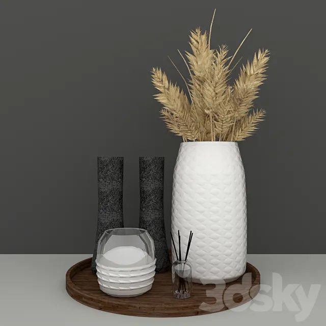Decorative set 03 3DModel