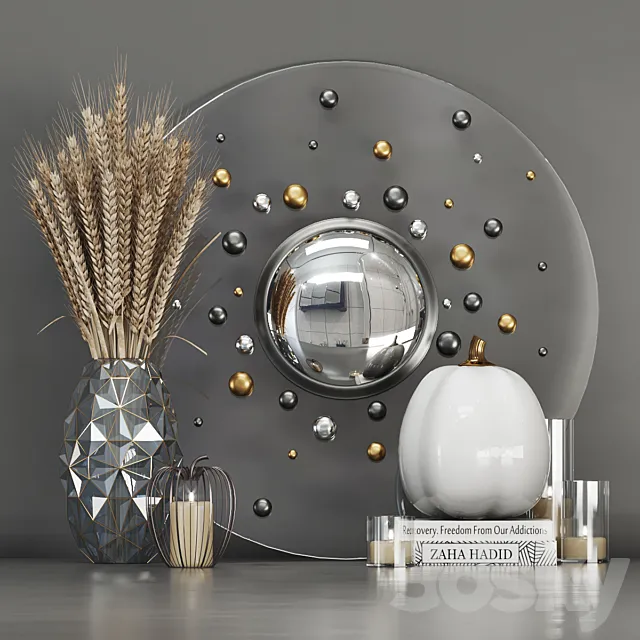 Decorative set 03 3DModel