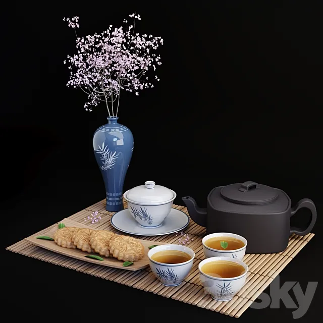Decorative set 03 3DModel