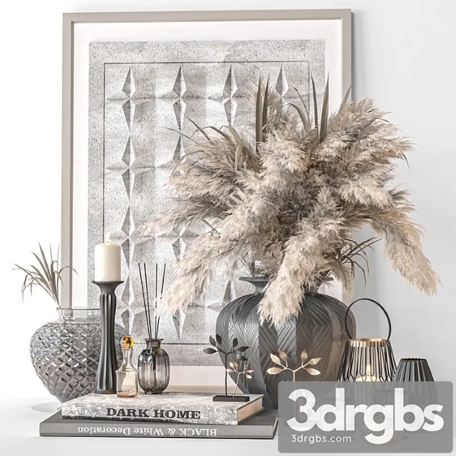 Decorative Set 03 92 3D Model Download