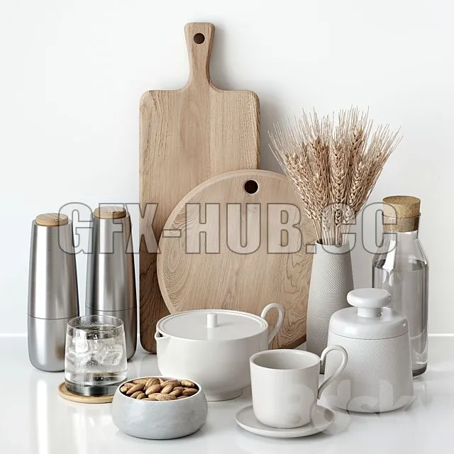 Decorative set 032 3D Model