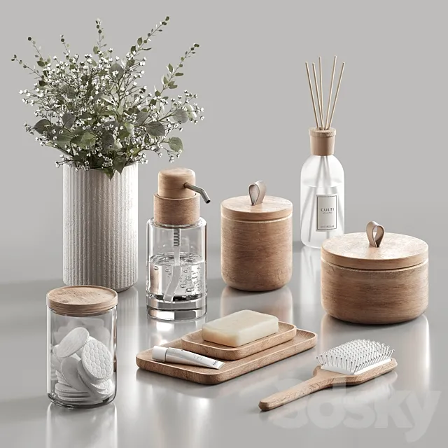 Decorative set 035 3D Model