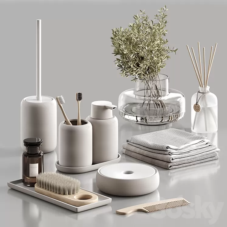 Decorative set 037 3D Model