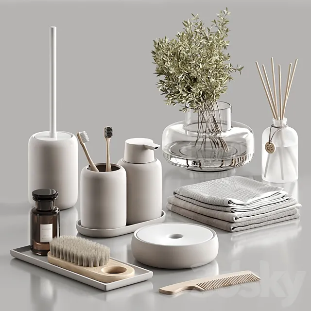 Decorative set 037 3DModel