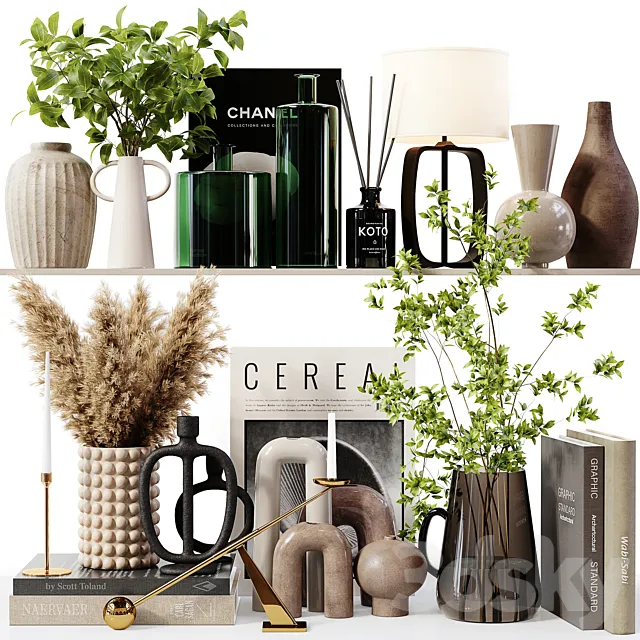 Decorative Set 04 3D Model